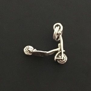 Sterling Scooter Charm